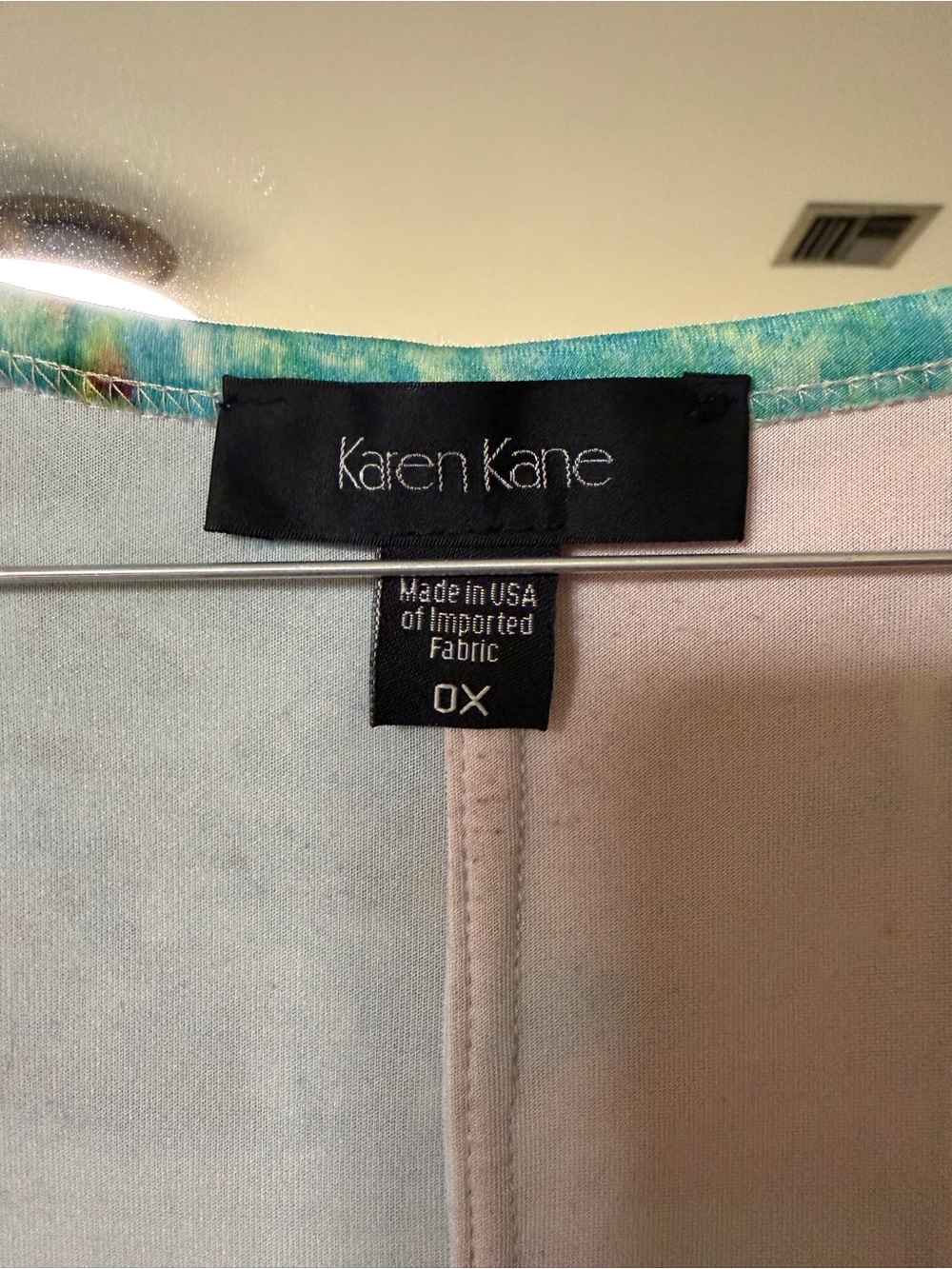 Karen Kane Multicolor Abstract Print Sleeveless Mini Dress - Picture 3 of 3